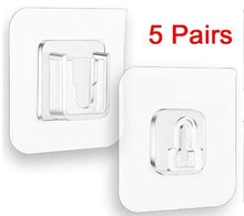 Load image into Gallery viewer, Double-Sided Adhesive Wall Hooks Hanger Strong Transparent Suction Cup Wall Holder For Kitchen dubbelzijdig klevende haken